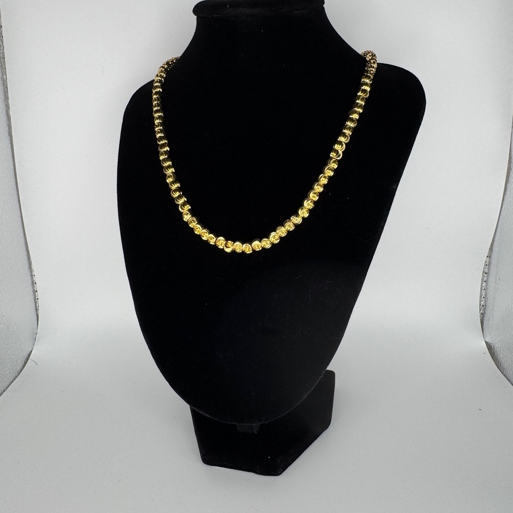 Gold Beaded Necklace - Women Jewelry